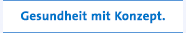 Gesundheit mit Konzept